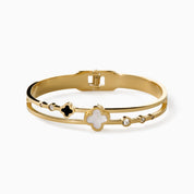 MOLLIE BANGLE best gold plated tarnish and water resistant piece by Irish Jewellery brand - Lynott Jewellery