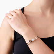 MOLLIE BANGLE best gold plated tarnish and water resistant piece by Irish Jewellery brand - Lynott Jewellery