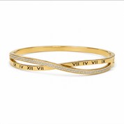 SHOWSTOPPER BANGLE best gold plated tarnish and water resistant piece by Irish Jewellery brand - Lynott Jewellery