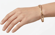 SHOWSTOPPER BANGLE best gold plated tarnish and water resistant piece by Irish Jewellery brand - Lynott Jewellery
