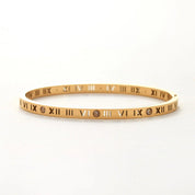 NEW ORLEANS BANGLE best gold plated tarnish and water resistant piece by Irish Jewellery brand - Lynott Jewellery