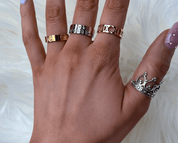 CALABASAS RING best gold plated tarnish and water resistant piece by - Lynott Jewellery