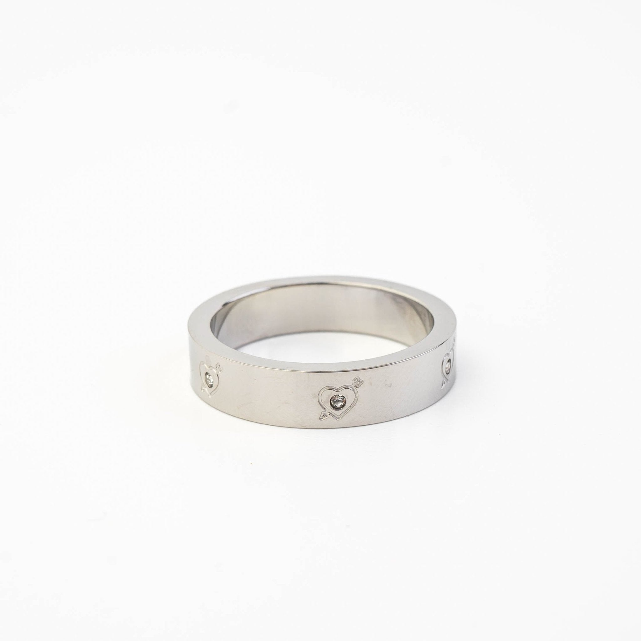 CUPID HEART RING best gold plated tarnish and water resistant piece by Irish Jewellery brand - Lynott Jewellery