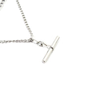 BILLIE DOUBLE LAYER T BAR CHAIN NECKLACE best gold plated tarnish and water resistant piece by Irish Jewellery brand - Lynott Jewellery