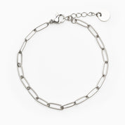 PAPERCLIP BRACELET best gold plated tarnish and water resistant piece by Irish Jewellery brand - Lynott Jewellery