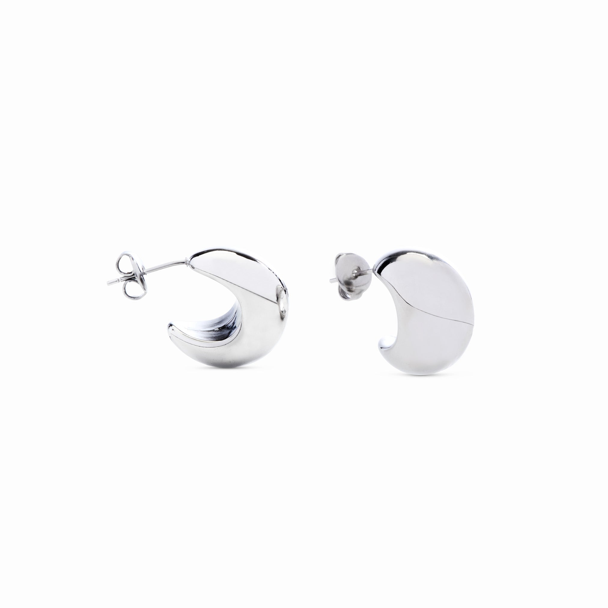 DOME HOOPS best gold plated tarnish and water resistant piece by Irish Jewellery brand - Lynott Jewellery