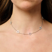 MULTI CLOVER NECKLACE best gold plated tarnish and water resistant piece by Irish Jewellery brand - Lynott Jewellery