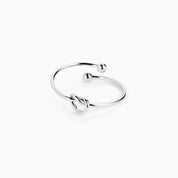 KNOT ADJUSTABLE RING best gold plated tarnish and water resistant piece by Irish Jewellery brand - Lynott Jewellery