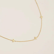 DAINTY NECKLACE best gold plated tarnish and water resistant piece by Irish Jewellery brand - Lynott Jewellery