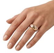 COLOUR POP RING best gold plated tarnish and water resistant piece by Irish Jewellery brand - Lynott Jewellery