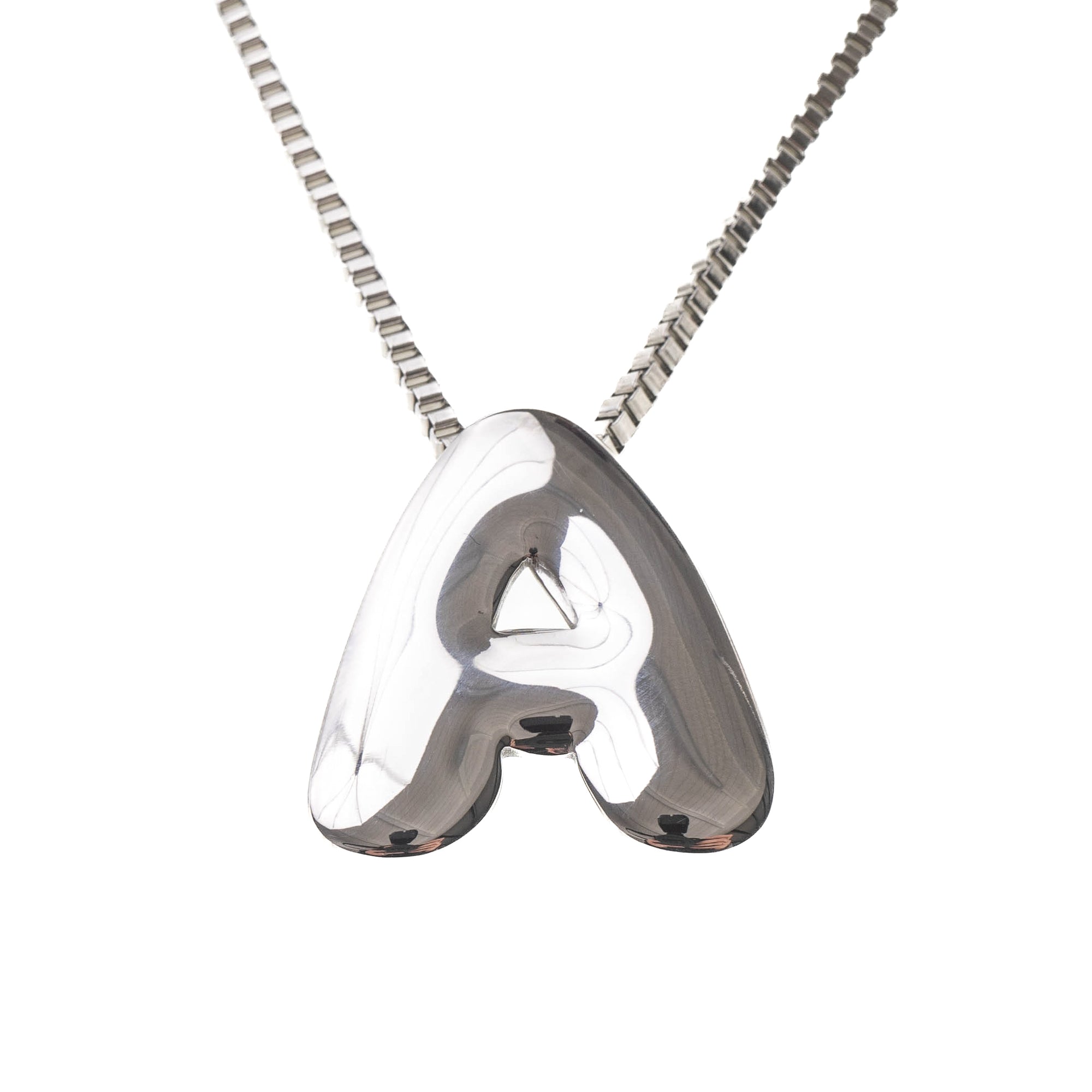 HAILEY BUBBLE INITIAL NECKLACE