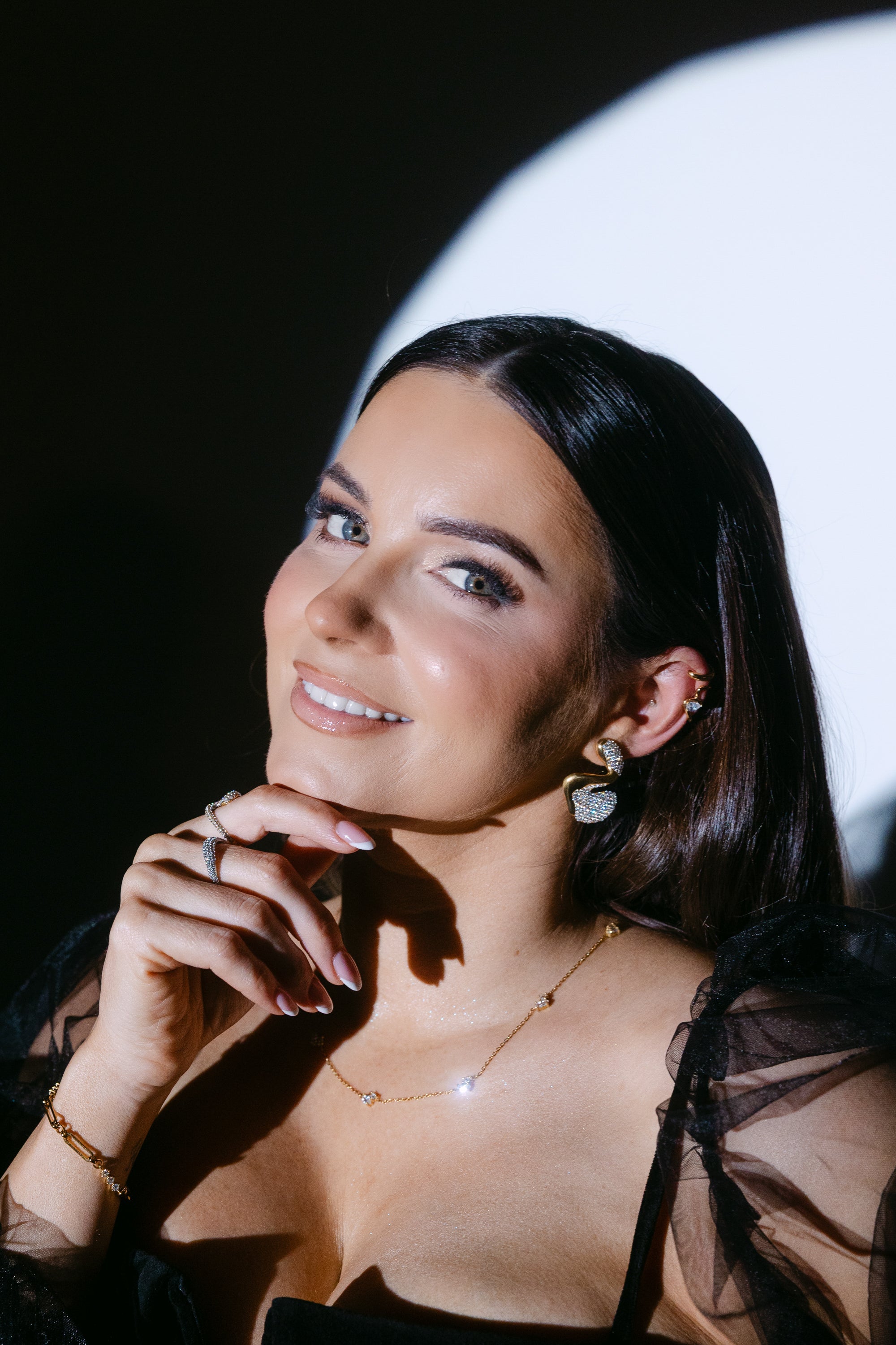 RACHEL GORRY - AVA ADJUSTBALE CURVED RING