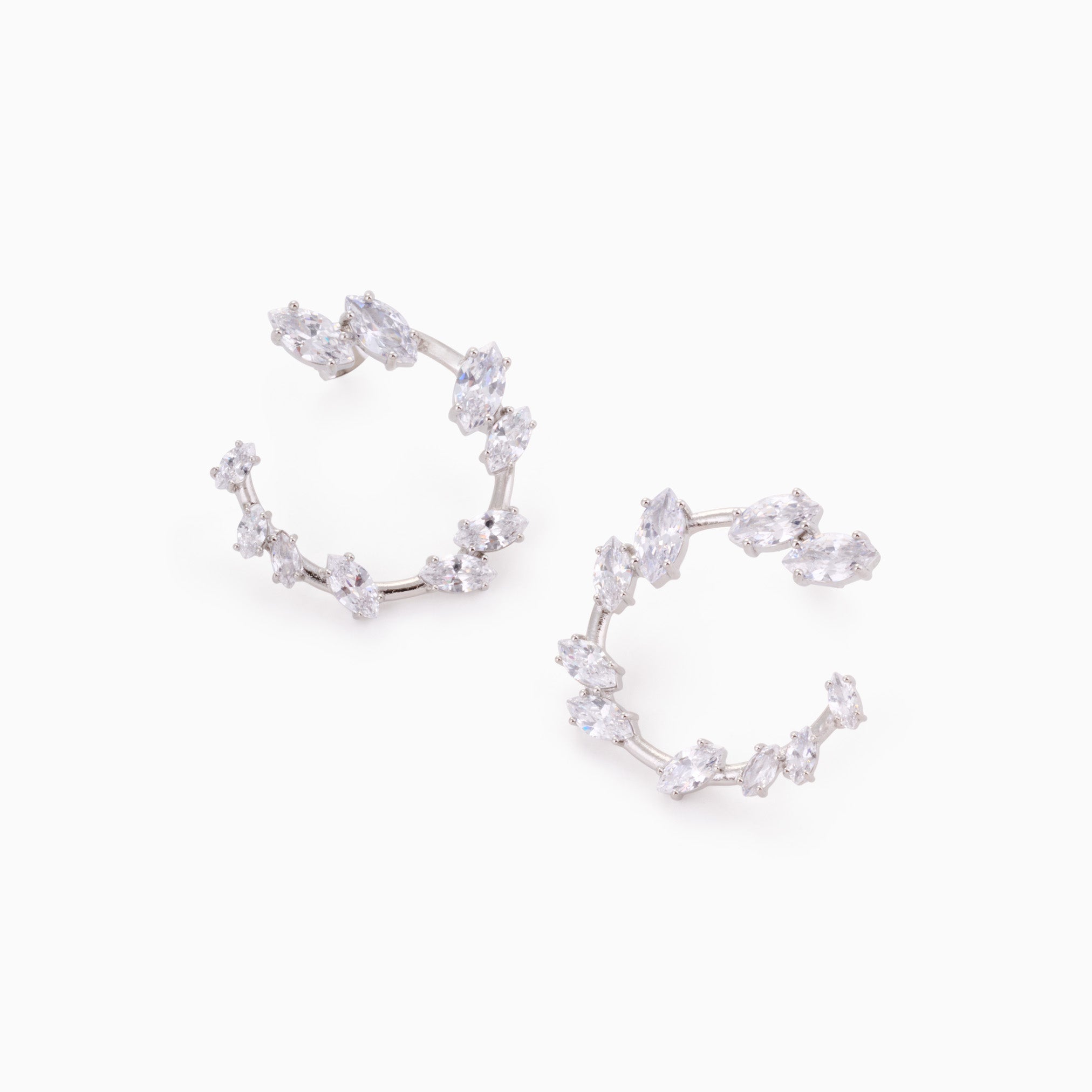 RACHEL GORRY - AIMEE MARQUISE HOOP STUD