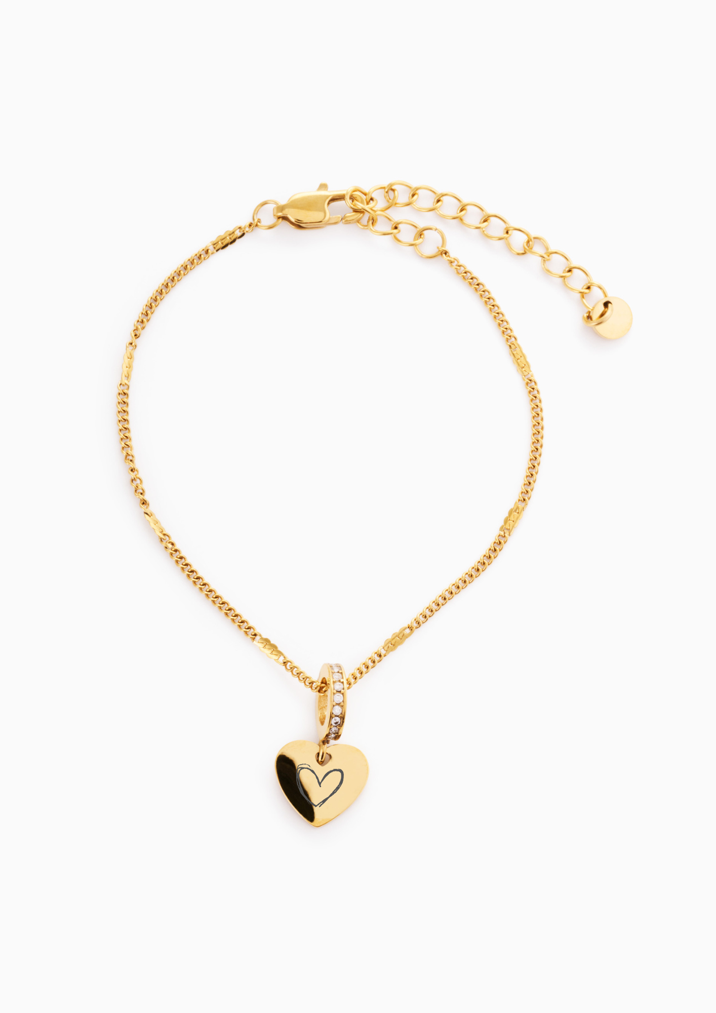 HEARTFELT ENGRAVABLE BRACELET