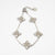 PASSIONATE CLOVER WHITE BRACELET - Lynott Jewellery
