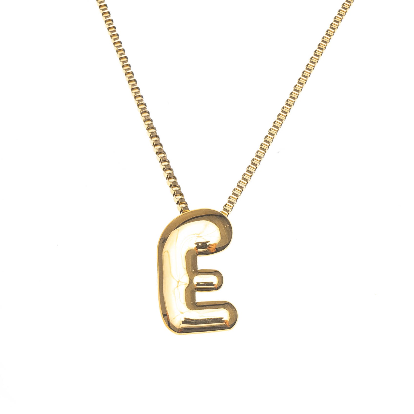 HAILEY BUBBLE INITIAL NECKLACE