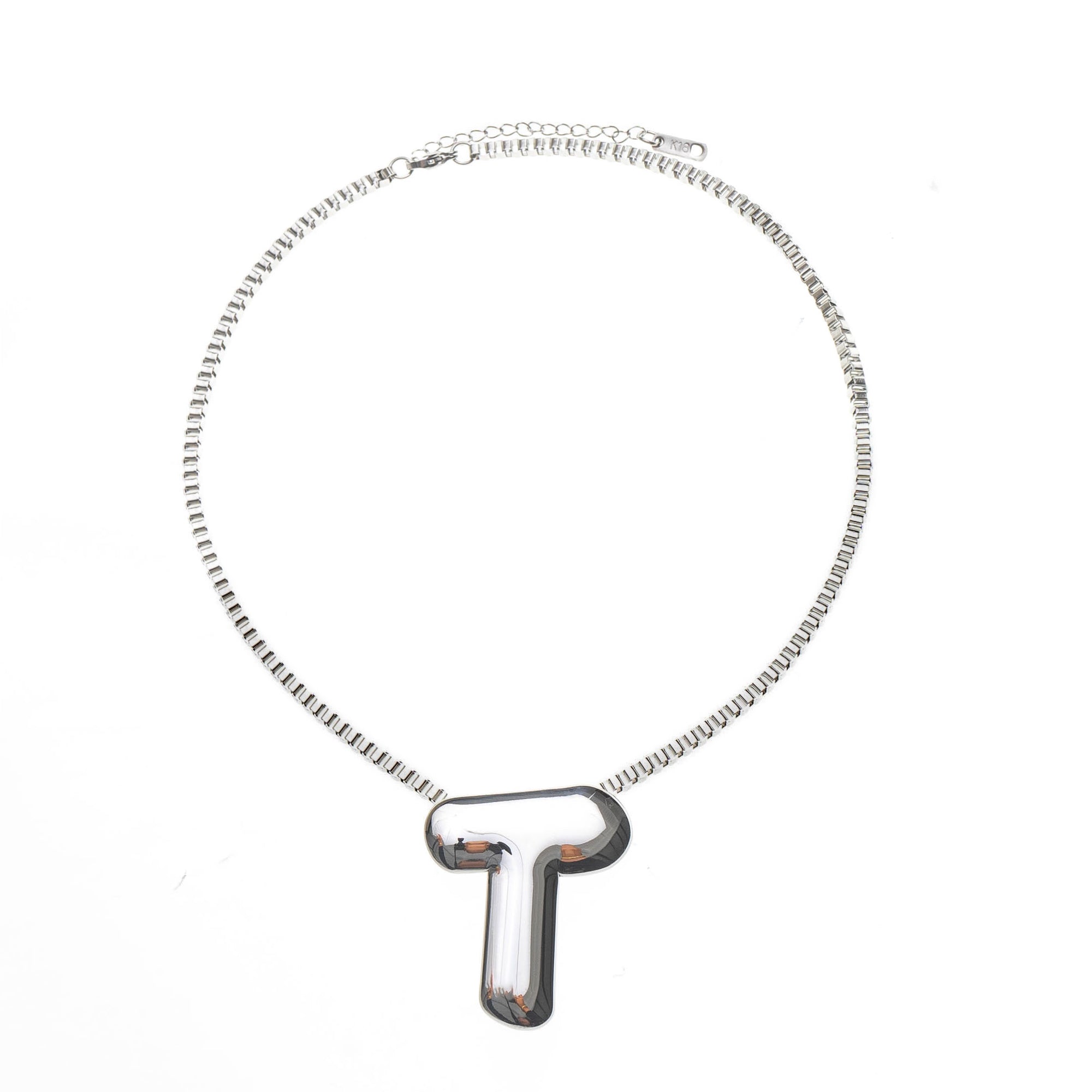 HAILEY BUBBLE INITIAL NECKLACE