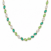 BALI GREEN GEM NECKLACE