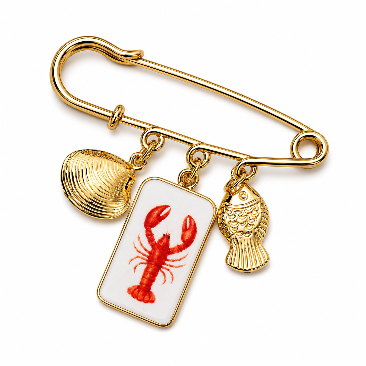 FISH GIRL BROOCH