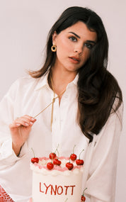 GOLD VINTAGE ROUND HOOP