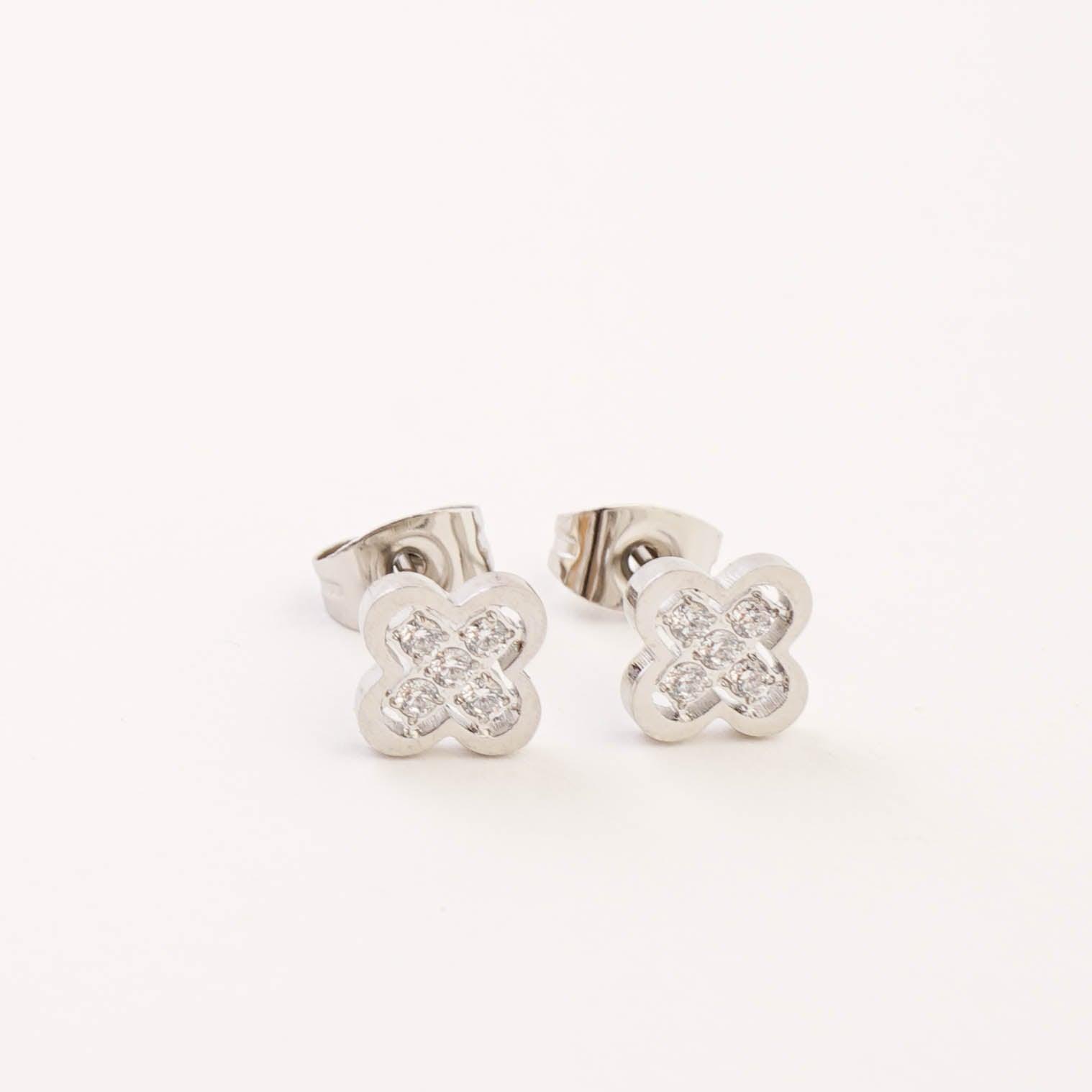 ELEGANCE CLOVER STUDS - Lynott Jewellery