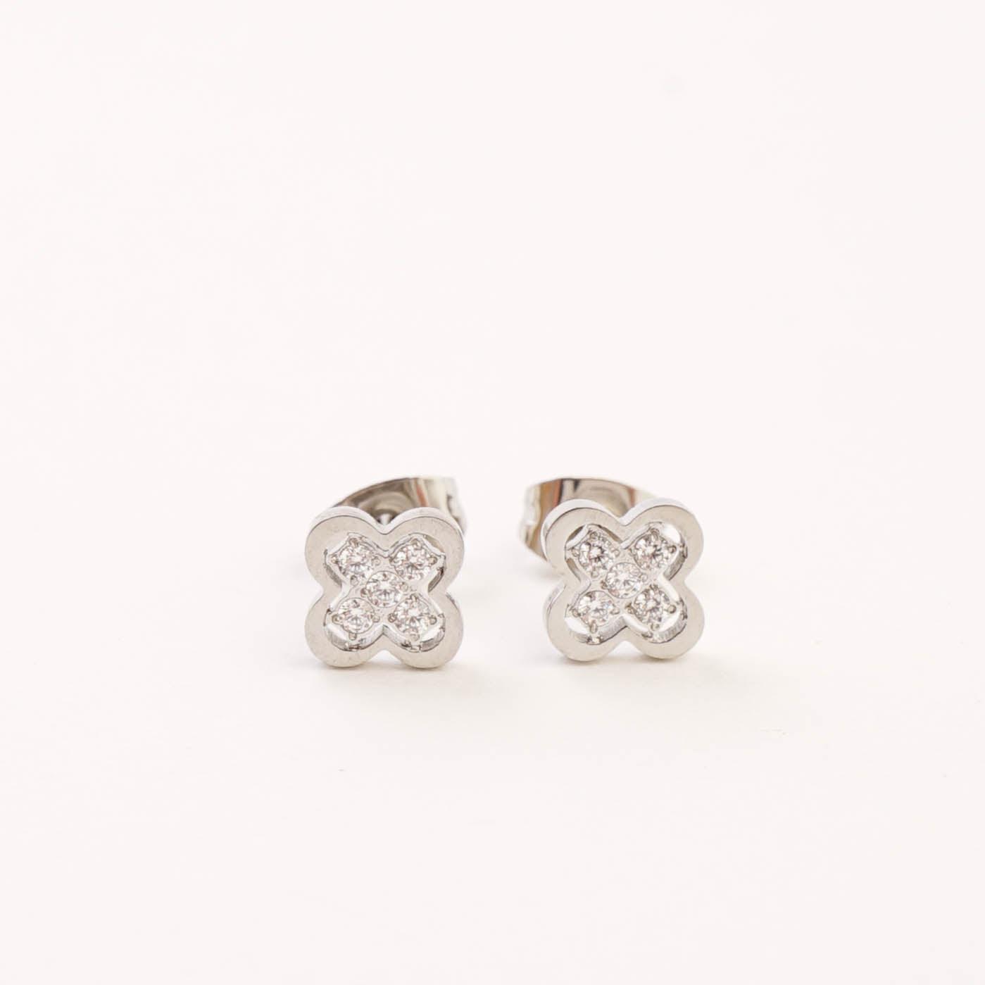 ELEGANCE CLOVER STUDS - Lynott Jewellery