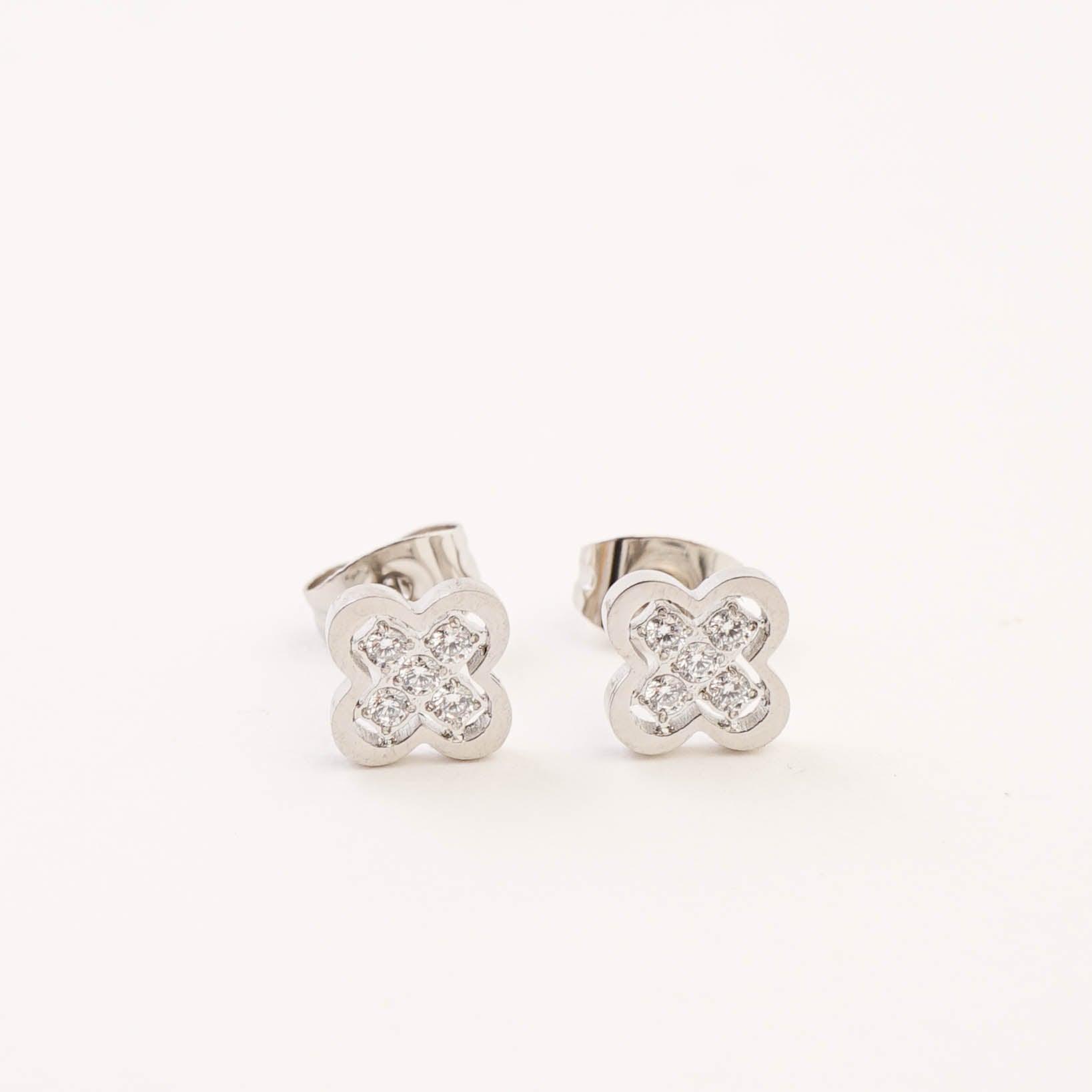 ELEGANCE CLOVER STUDS - Lynott Jewellery