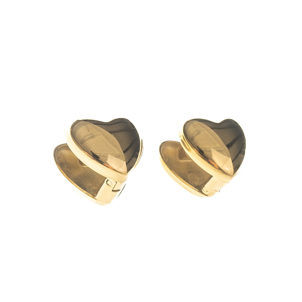 ROUNDED HEART STUD