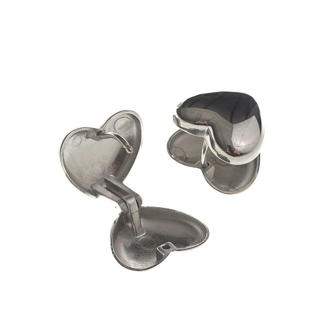 ROUNDED HEART STUD