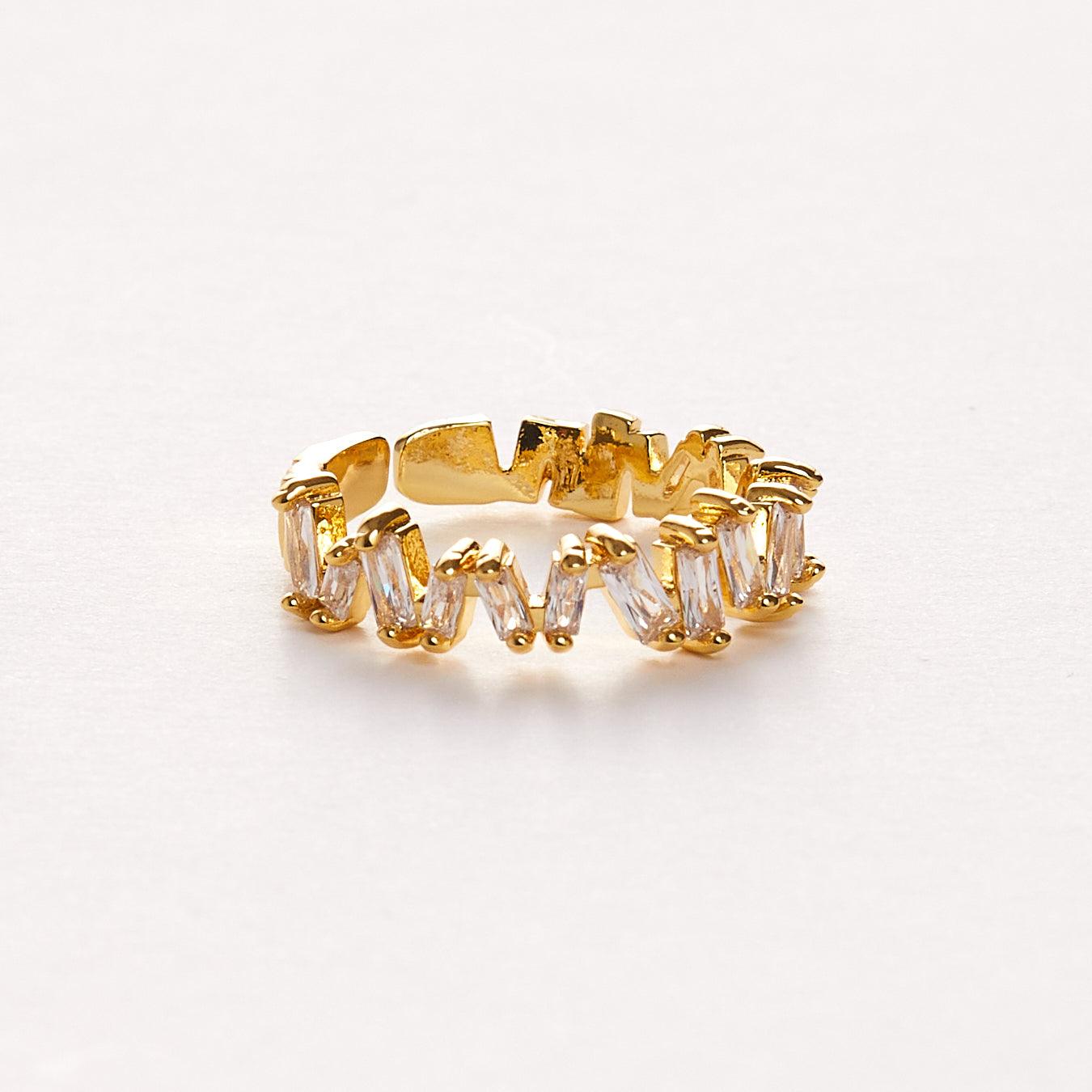 TFC Jollyjump Gold Plated Adjustable Ring