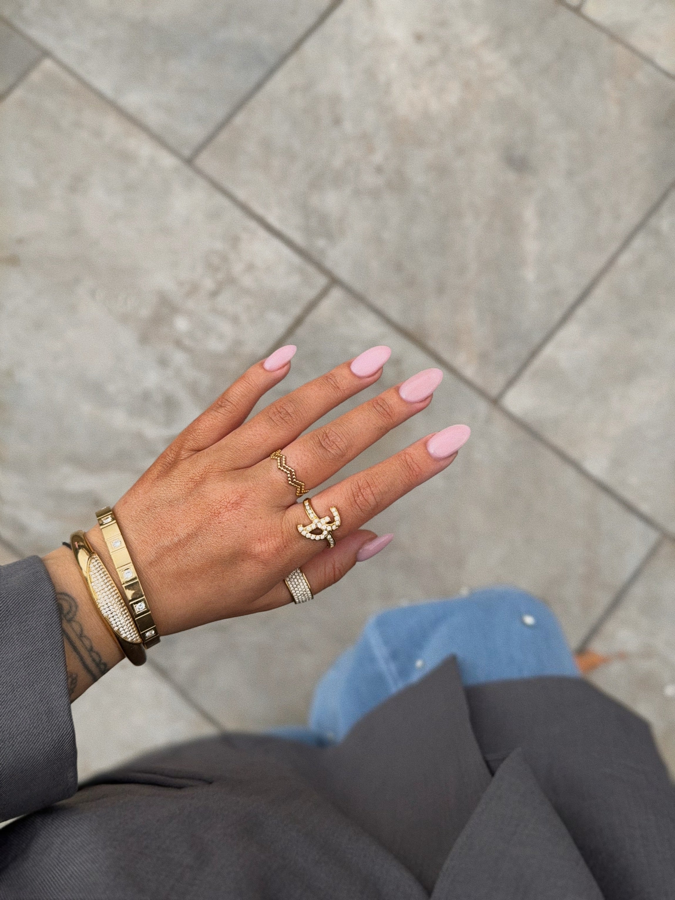 DOUBLE WAVE ADJUSTABLE RING