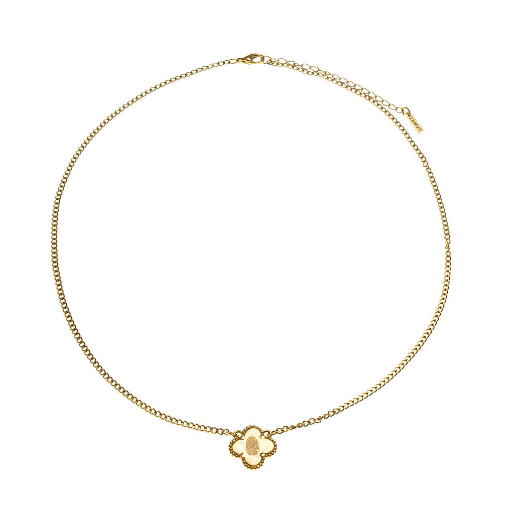 CLOVER ENGRAVABLE NECKLACE