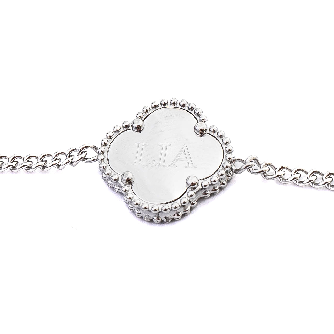 CLOVER ENGRAVABLE BRACELET