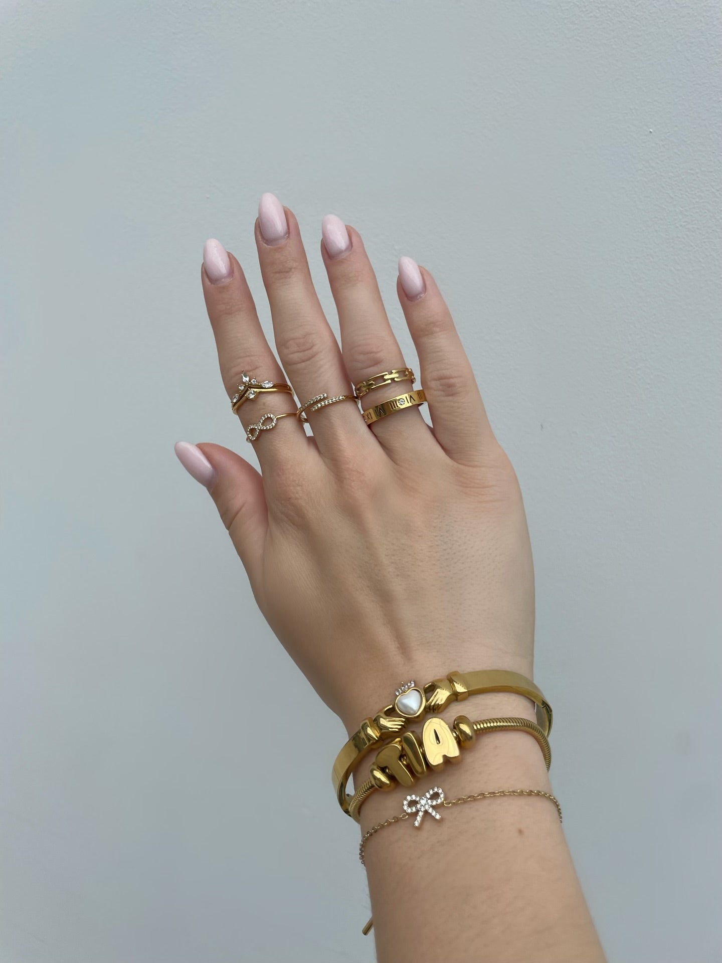 Hollywood and Sneaky Link Ring Set