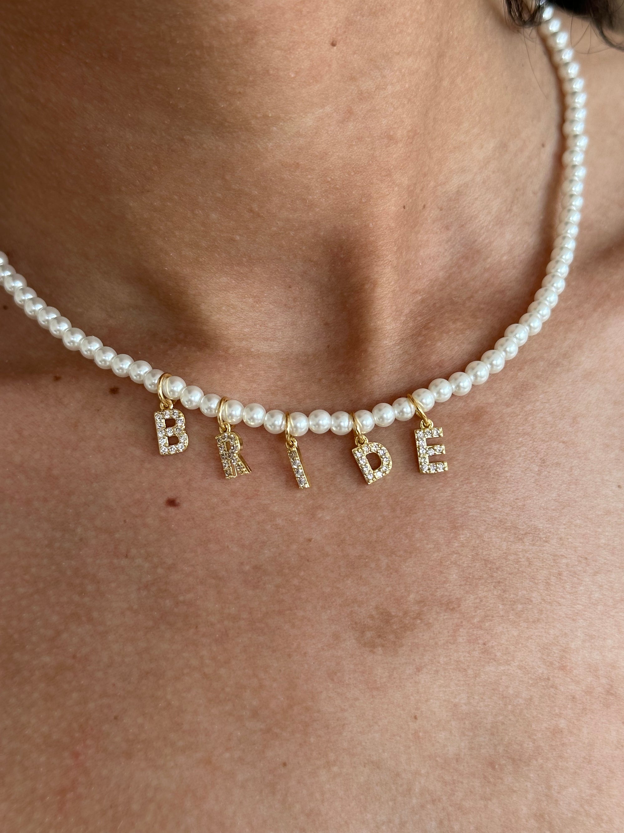 PEARL NAME NECKLACE