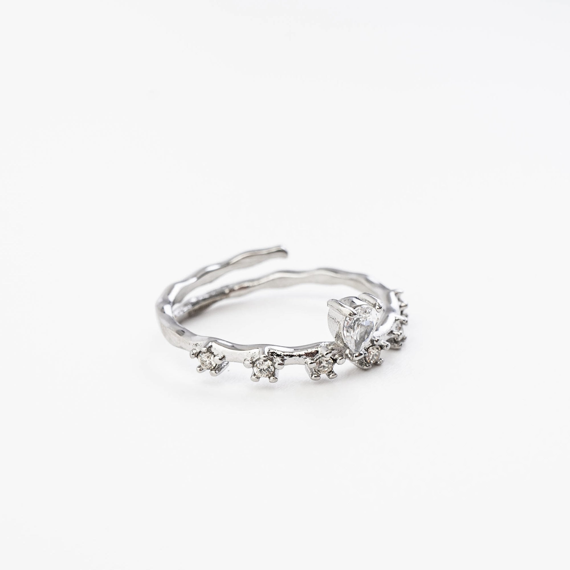 PRINCESS ADJUSTABLE RING CLEAR