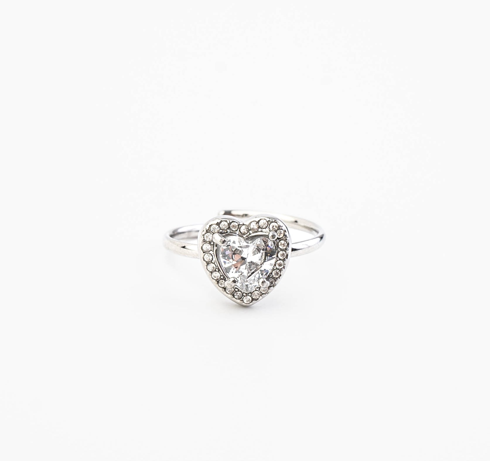 PENDANT HEART ADJUSTABLE RING