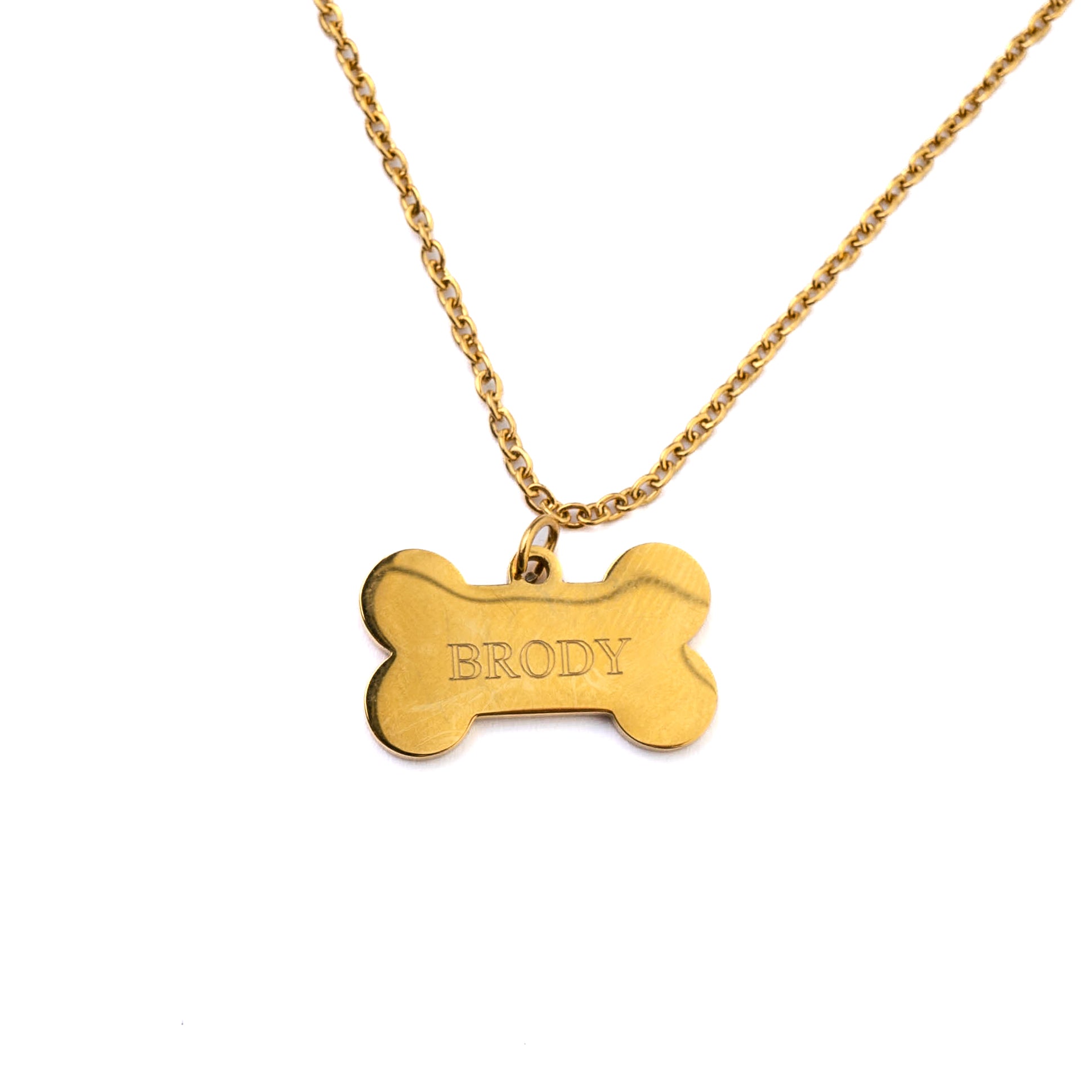 Matching necklace and dog tag clearance