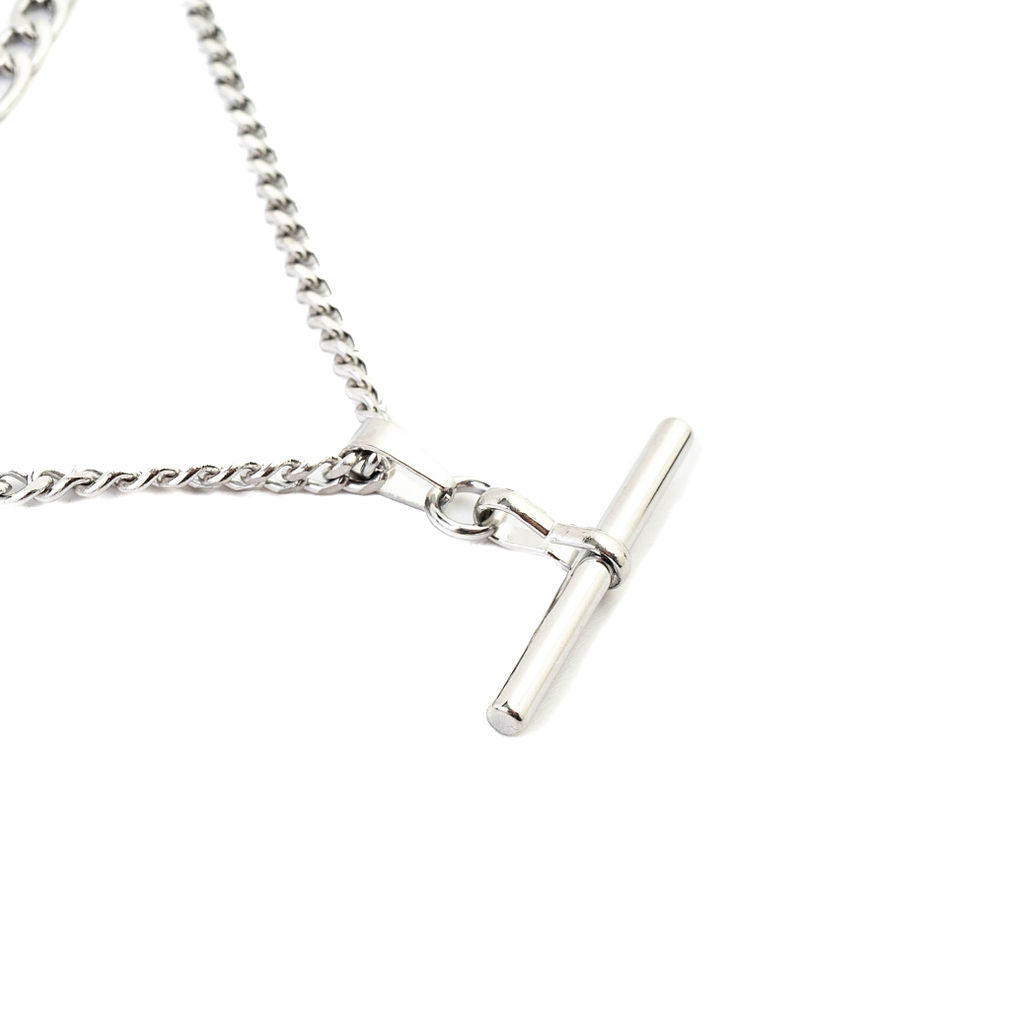 BILLIE DOUBLE LAYER T BAR CHAIN NECKLACE