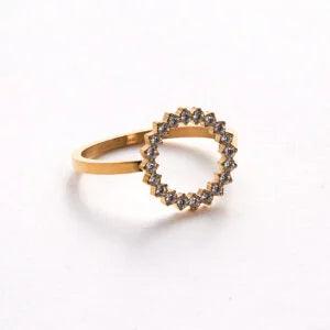 CIRCLE RING GOLD - Lynott Jewellery