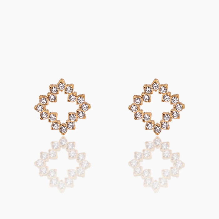 CLUSTER CLOVER STUDS - Lynott Jewellery