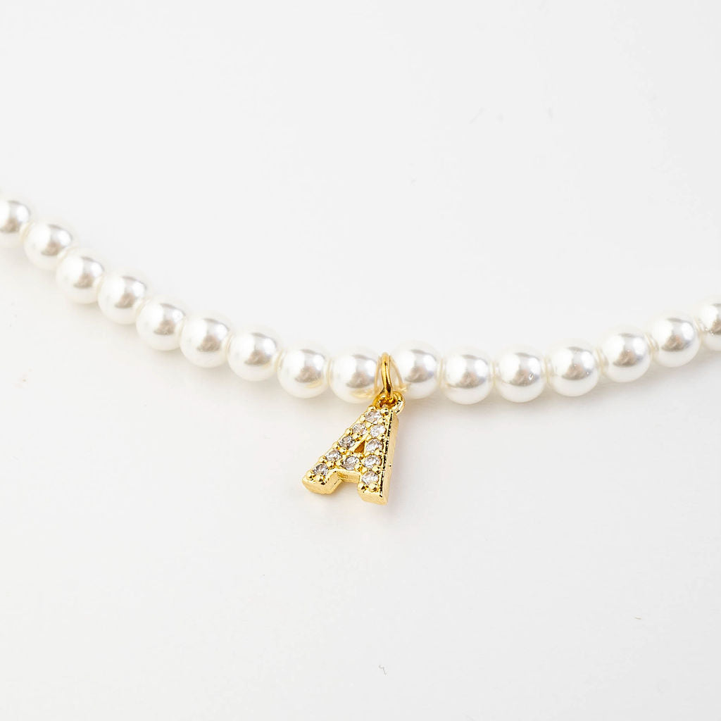 PEARL INITIAL NECKLACE