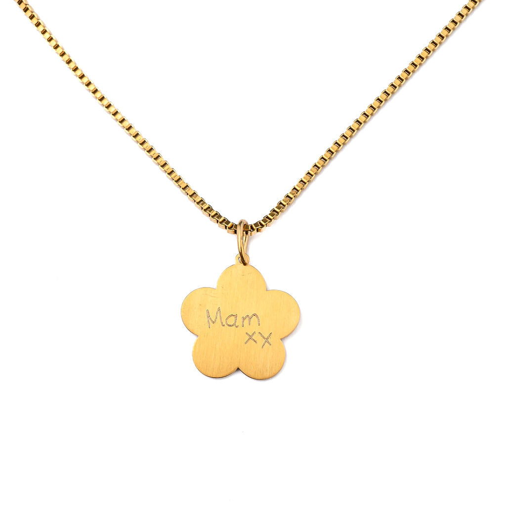 CLOVER BOX CHAIN NECKLACE