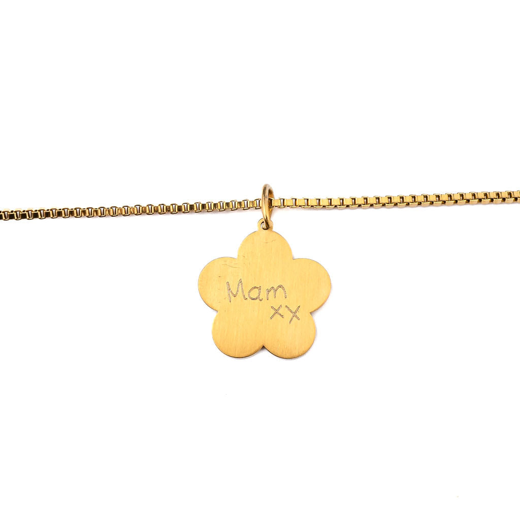 CLOVER BOX CHAIN NECKLACE