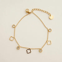 MINI CLOVER BRACELET GOLD - Lynott Jewellery