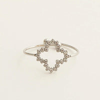 CLUSTER CLOVER ADJUSTABLE RING - Lynott Jewellery