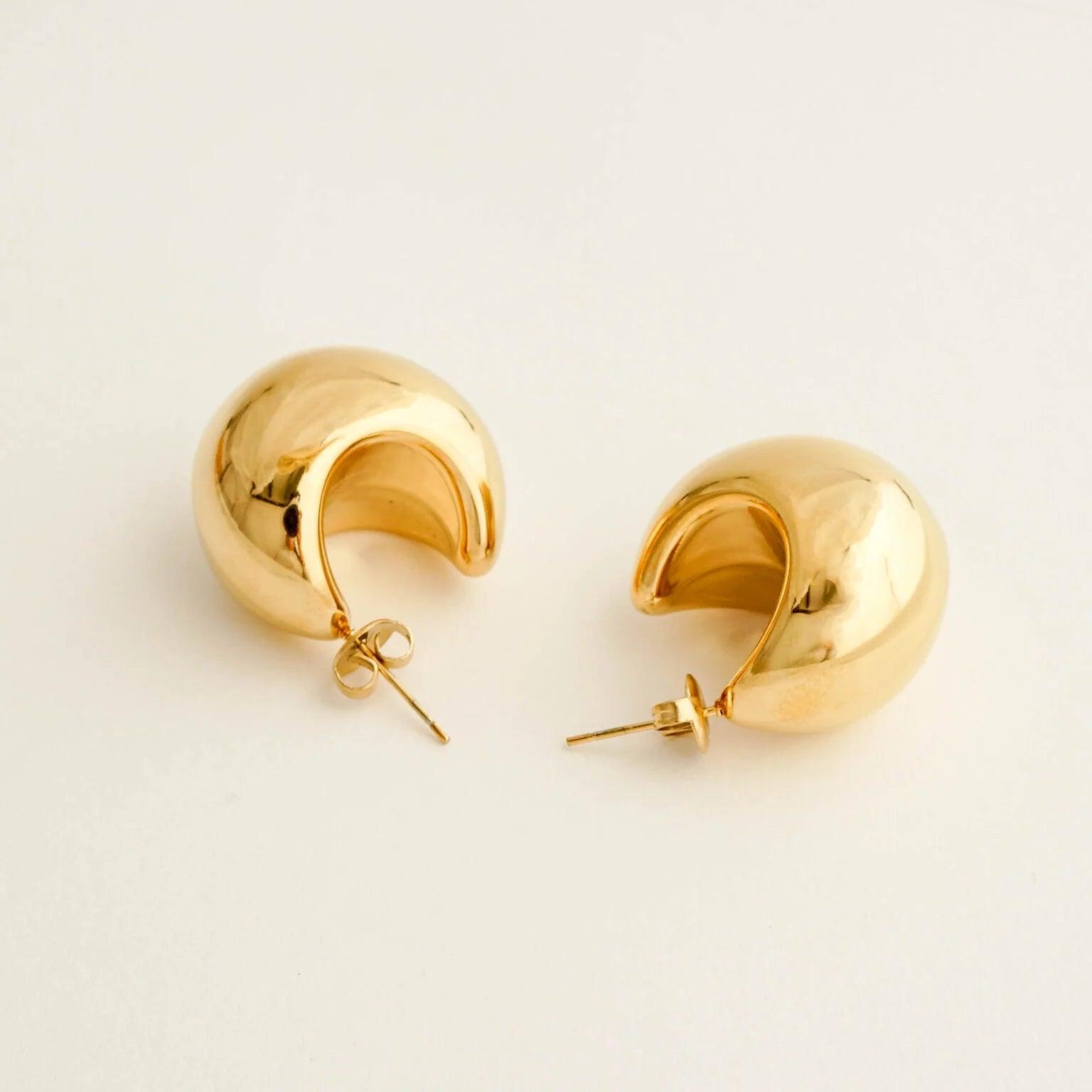 DOME HOOPS - Lynott Jewellery