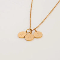 FAMILY STYLE DISC NECKLACE- up to 3 discs - Lynott Jewellery