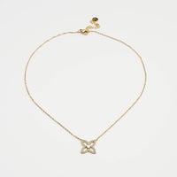 CLOVER LOTUS NECKLACE - Lynott Jewellery