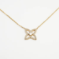 CLOVER LOTUS NECKLACE - Lynott Jewellery